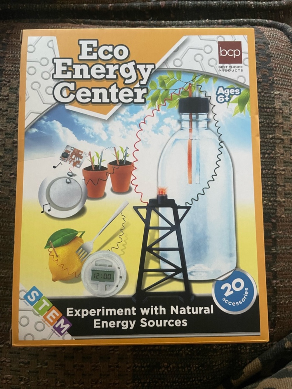 Eco Energy Center STEM Kit by bcp (Yellow)